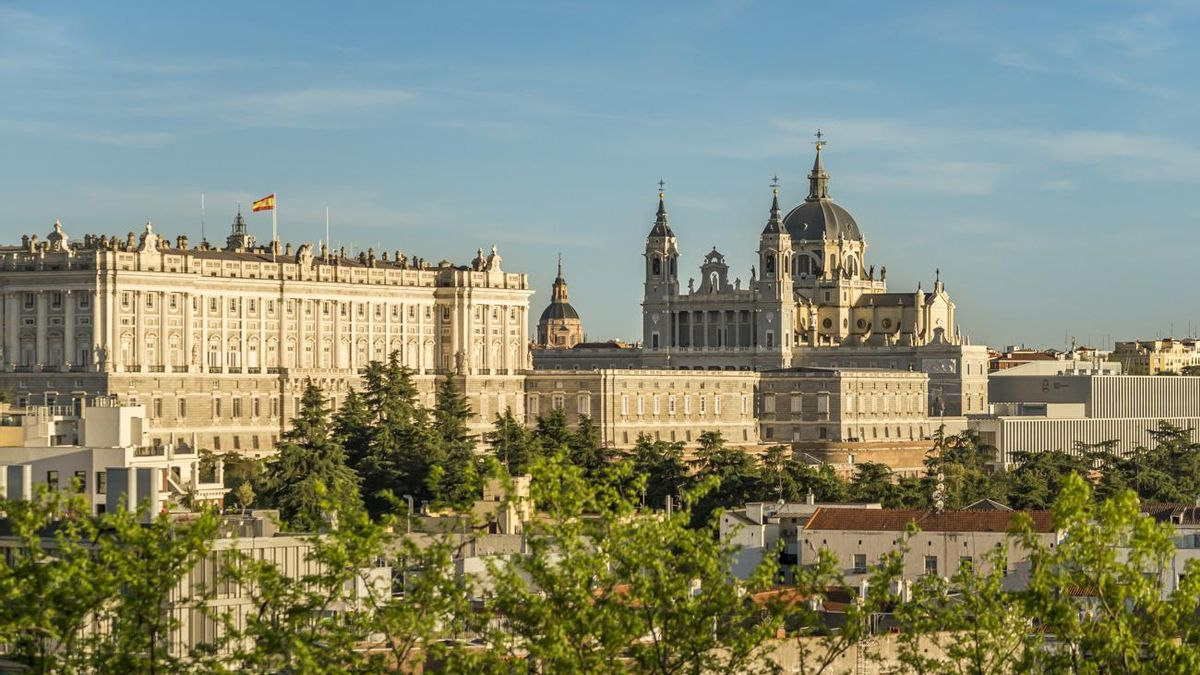 Royal Palace and Almudena Cathedral, Madrid